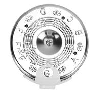 ibasenice Afinador Cromático De 13 Tonos Para Guitarra, Violín, Redondo, Tono F-f, Compacto y Ligero, Herramienta Portátil Para Músicos y Profesores