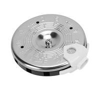 ibasenice Afinador De Guitarra De 13 Tonos Cromático, 13 Agujeros, Plateado, Compacto y Ligero, Para Violín, Guitarra Eléctrica, Herramienta Precisa Para Músicos y Profesores