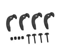 ibasenice Afinadores Finos Dobles Para Violonchelo 3/4-4/4, Ajustadores De Clavijas Metálicos Negros, Piezas De Ajuste De Cuerdas Gancho Integrado Para Afinación Precisa