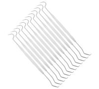ibasenice Agujas para Hilar Cuentas y Crochet de Doble Punta 20 Piezas para Bisutería y Manualidades Herramientas para Joyería DIY