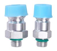 ibasenice Air acondicionador Acoplador rápido Refrigerante universal Reparación de aire Manguera de aire para automóvil
