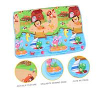 ibasenice Alfombra De Dibujos Animados Para Recién Nacidos Alfombra Doble Cara Cojín De Aprendizaje Para Gatear y Caminar Para Sala De Estar y Habitación Infantil