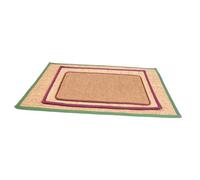 ibasenice Alfombra Que Atrapa Gatos de Sisal Alfombrilla para Rascar y Dormir Suministros para Mascotas para Salón o Cuarto de Gato Pequeño Color Aleatorio