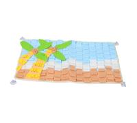 ibasenice Alfombrilla Olfativa para Perros de Alimentación Lenta Cojín Interactivo Diseño de Cocotero y Ventosa para Entrenar Comer Despacio Almohadilla para Buscar Comida