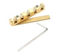 ibasenice Almohada Cejilla De Cuerdas De Latón Para Instrumento Músical Accesorio Cejilla De Puente Para Instrumentos Músicales Eléctricos Superior De Cuerdas Profesional