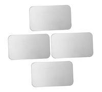 ibasenice Almohadilla Refrescante De Aluminio para Mascotas Pequeñas, Tapete Frío Liviano 10x6 Cm para Hámsteres, Conejos y Chinchillas, Placa Disipadora De Calor para Verano y Descanso