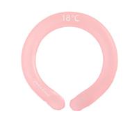 ibasenice Almohadilla Refrescante para Cuello Rosa Collar Frío para Verano Prevención Calor Portátil Enfriador Cervical Seguro y Duradero para Deportes y Uso Diario