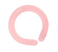 ibasenice Almohadilla Refrescante para Cuello Verano Collarín Frío Reutilizable Rosa Gel Enfriamiento Portátil para Alivio Calor y Deporte al Aire Libre