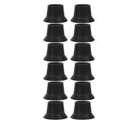 ibasenice Almohadillas Antideslizantes y Silenciosas para Patas de Trampolín de Goma, 12 Piezas, Resistentes al Desgaste para Uso en Mini Trampolines y Exteriores