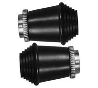 ibasenice Almohadillas de Goma Antideslizantes 2 Piezas Protector Negro para Patas de Batería para Soporte para Músicos y Bandas