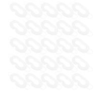 ibasenice Almohadillas Desechables Antisudor para Gafas Vr, Cubiertas Transpirables No Tejidas para Máscara de Ojos, 50 Unidades en Color, 33x13 Cm, Cómoda para Juegos y Uso Personal
