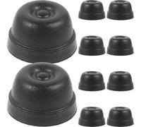 ibasenice Almohadillas para Pies de Mochilas y Equipaje 10 Piezas Plástico Durable Repuestos para Patas de Maletas Accesorios para Viajes y Senderismo