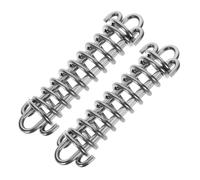 ibasenice Amortiguador de Resorte de Acero Inoxidable 304 para Correa de Perro Grande, Absorción de Impactos para Entrenamiento y Paseo Seguro, Extensión Elástica Resistente para Uso