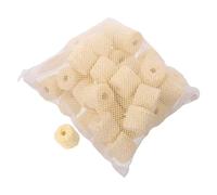 ibasenice Anillos Biológicos para Filtros de Acuario de Cerámica Beige | Bolsa de 500g, Alta Porosidad y Biofiltración, para Peceras y Sistemas Marinos