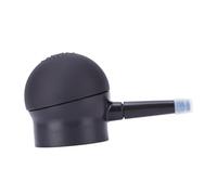 ibasenice Aplicador de Spray Negro para Polvo Capilar Dispersión Uniforme y Aplicación Precisa, Accesorio de Plástico y Silicona para Salón de Peluquería