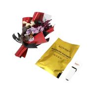 ibasenice Aromaterapia para Coche Diseño de Flor Inmortal Accesorio para Ventilación de Coche Olor y Clips