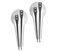 ibasenice Arpa De Boca Portátil De 2 Piezas: Instrumento Musical De Doble Tono Para Amantes De La Música Folclórica. Arpa De Boca Para Principiantes, Ideal Para Campamentos Y