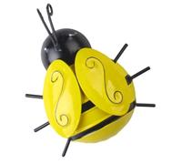 ibasenice Arte Mural De Abejas De Hierro Para Pared Grande, Decoración Para Jardín y Hogar, Colgante Metálico Resistente, Diseño Rústico 3d Realista Para Exteriores e Interiores