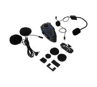 ibasenice Auricular de Motocicleta Auricular para Casco K17, Abs, Conexión Inalámbrica Estable, Resistente al Desgaste, para Casco, Viajes en Moto y Carreras