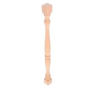 ibasenice Balaustre de Madera sin Terminar, Postes de Balaustre de Madera sin Pintar, Beige, Diseño de Puente Pequeño, Decorativo, para Manualidades de Carpintería y Proyectos de Mejora