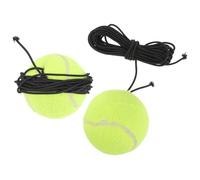 ibasenice Balones Profesional 2piezas de Tenis Cuerda de Goma para Perros Mejorando la Emoción de Tu Mascota para Entrenamiento y Entretenimiento
