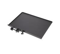 ibasenice Bandeja Metálica Para Soporte De Micrófono Resistente y Antideslizante Con Ángulo Vertical Para Transmisión y Accesorios Pequeños Como Capos y Teléfonos Compatible Con Diversos Sop