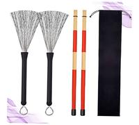 ibasenice Baquetas De Bambú Accesorios Para Instrumentos Baqueta De Alambre Duradero y Elegante