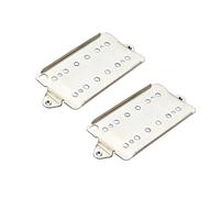 ibasenice Base De Pastilla De Guitarra Eléctrica Mini De Metal Blanco, 2 Unidades, Accesorio Portátil Para Protección y Montaje De Pastillas Humbucker, Compatible Guitarra Acústica y Eléctrica