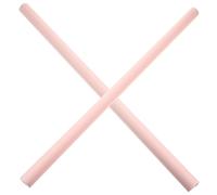 ibasenice Bastones Correctores de Postura para Espalda 2 Piezas 60 Cm, Palos de Yoga de Espuma y Acero para Entrenamiento Corporal, Ejercicios de Movilidad y Apertura de Espalda, Color Piel