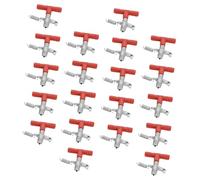 ibasenice Bebedero Automático para Conejos y Animales Pequeños para Jaula, 20 Piezas, Acero Galvanizado Resorte, Dispensador de Agua Anticorrosión, Apto para Granja y Patio