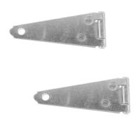 ibasenice Bisagras para Puertas Pesadas de Hierro Galvanizado 100mm, Paquete de 2 Unidades, Soporte Resistente y Estabilidad para Cobertizos y Puertas Exteriores