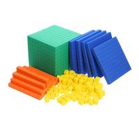 ibasenice Bloques De Matemáticas De Plástico para Niños Material Didáctico 10 Piezas Manipuladores Eva Educación Infantil Aprendizaje Matemático Enseñanza Casa