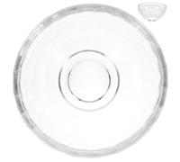 ibasenice Bol Cristal Transparente para Spa y Facial Cuenco Multiusos para Aceites Esenciales y Herramienta Práctica para Salones de Belleza y Uso Doméstico
