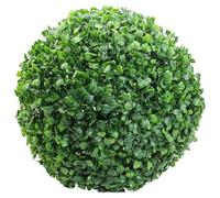 ibasenice Bola Colgante Material Plástico Resistente de Césped Artificial Verde Diseño Artístico Mantenimiento para de Hogar y Restaurante