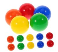 ibasenice Bolas de Lotería Abiertas para Fiestas 50 Pcs Bolas de Juego Esféricas Plástico Colores Diversos para Bingo y Actividades y Entretenimiento