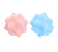 ibasenice Bolas de Masaje de Yoga Textura Puntiaguda 2 Piezas Rosa y Azul Pelota de Automasaje de Tejido Profundo para Pies y Manos Herramientas de Movilidad para Gimnasio y Relajación