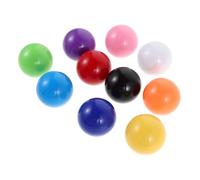 ibasenice Bolas de Repuesto para Bochas Pallino 30 Mm, 10 Unidades de Colores Variados, Material Duradero Antideslizante para Bochas de Playa, Jardín y Reuniones Familiares