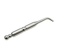 ibasenice Bolígrafo para Aliviar con Sonda de Oído de Plata, Herramienta de Masaje Auricular Ligera y Segura para Terapia en Casa con Cabeza Redonda