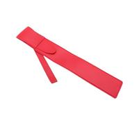 ibasenice Bolsa De Almacenamiento De Baquetas Bolsa Contenedora De Baquetas Bolso Portátil De Tope Rojo Pu