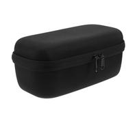 ibasenice Bolsa de Almacenamiento y Forro Acolchado Negra para Micrófono Portátil con Asa Reforzada para Micrófonos de Mano y Protectores de Espuma, Adecuado para Karaoke y Podcasts