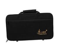 ibasenice Bolsa de Transporte para Clarinete de Tela Oxford Negra, Estuche Acolchado y Ligero para Clarinete, Funda Portátil para Instrumentos de Viento de Madera, Adecuado para Músicos
