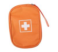 ibasenice Bolsa Organizadora Médica Pequeña Naranja, Portátil y Ligera, Material Resistente, Bolsa de Medicamentos para Viaje y Primeros Auxilios, Adecuado para Actividades al Aire Libre