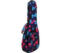 ibasenice Bolsa para Ukelele De Diseño De Cuadro Mochila Doble Acolchada para Almacenamiento De Instrumentos Organizador y Contenedor Gran Capacidad