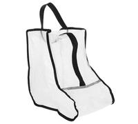 ibasenice Bolsa para Zapatos Cremallera Portátil Organizador para Botas Negro Asa Bolsa de Almacenamiento Resistente para Hogar y Viaje y Antimoho para Botas y Calzado