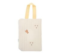 ibasenice Bolsa Porta Toallitas para Bebés Reutilizable Acolchada con Bordado Pequeño, Estuche Portátil para Toallitas Húmedas con Tapa de Fácil Recarga, Dispensador Práctico para Viaje