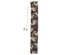 ibasenice Bolsa Portátil Para Baquetas De Batería 2-3 Pares Tejido De Algodón Doble Capa Ligera y Resistente Diseño Colorido De Pez Koi, Soporte Práctico Para Almacenamiento y Transporte De Baquetas