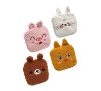 ibasenice Bolsa Portátil para Guardar Compresas Menstruales 4 Piezas Set de Bolsitas de Almacenamiento de Tela Suave Colores Surtidos Organizador Práctico para Viajes y Uso Diario