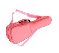 ibasenice Bolsa Práctica para Ukelele de Concierto, Mochila Portátil de Tela Oxford Rosa Forro Acolchado y Correas Ajustables