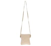 ibasenice Bolso Bandolera De Rafia Para Mujer Bolsa De Paja Pequeña Correa Ajustable Color Beige Bolso Cruzado Verano