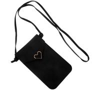 ibasenice Bolso Cruzado para Móvil Mujer con Diseño de Orejas de Gato Funda Transparente Táctil Ligera y Compacta Bolso Bandolera de Moda para Playa Fiesta y Compras